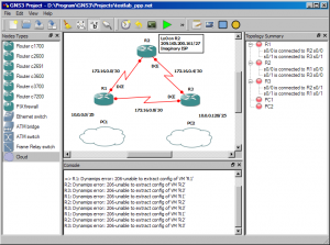 Image showing some textlabels added to the topology.